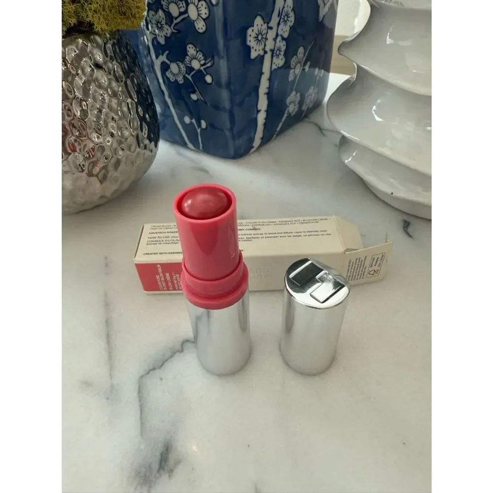 Haus Labs Color Fuse Glassy Blush Balm Stick in Glassy Rosette